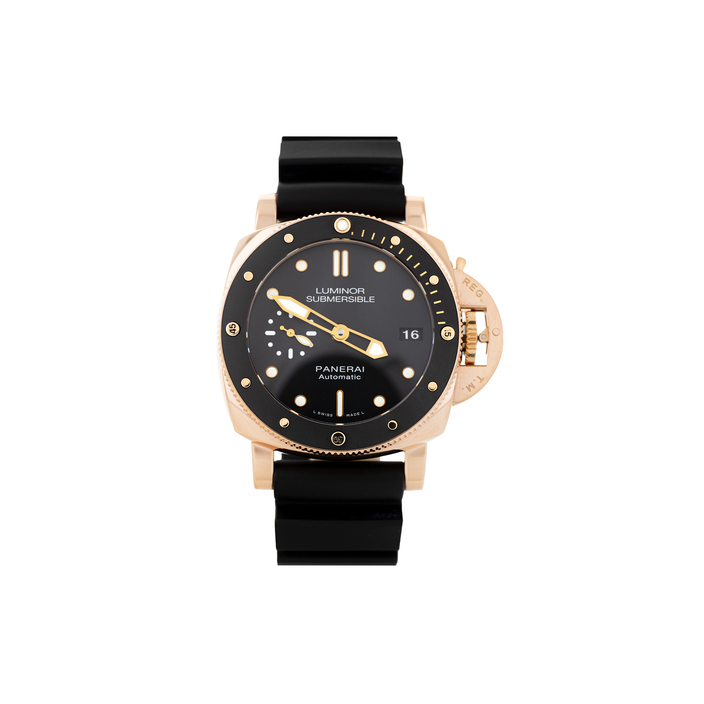 PANERAI LUMINOR 1950 ROSE GOLD WATCH PAM00684